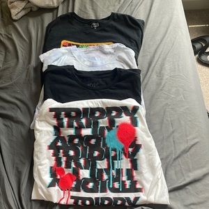 4 graphic t shirts
